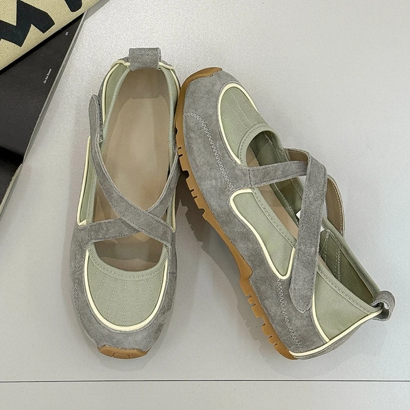 AIYUQI 2026 Mary Jane Sneakers Women Lightweight Soft Sole Breathable Casual sneakers Flats Women's 6