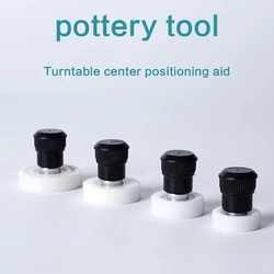 pottery Tools 4pcs Clay Modeling Trimming Center Point Fixing Tools Beginners Ceramic Hand Aids Turntable Center Positioning