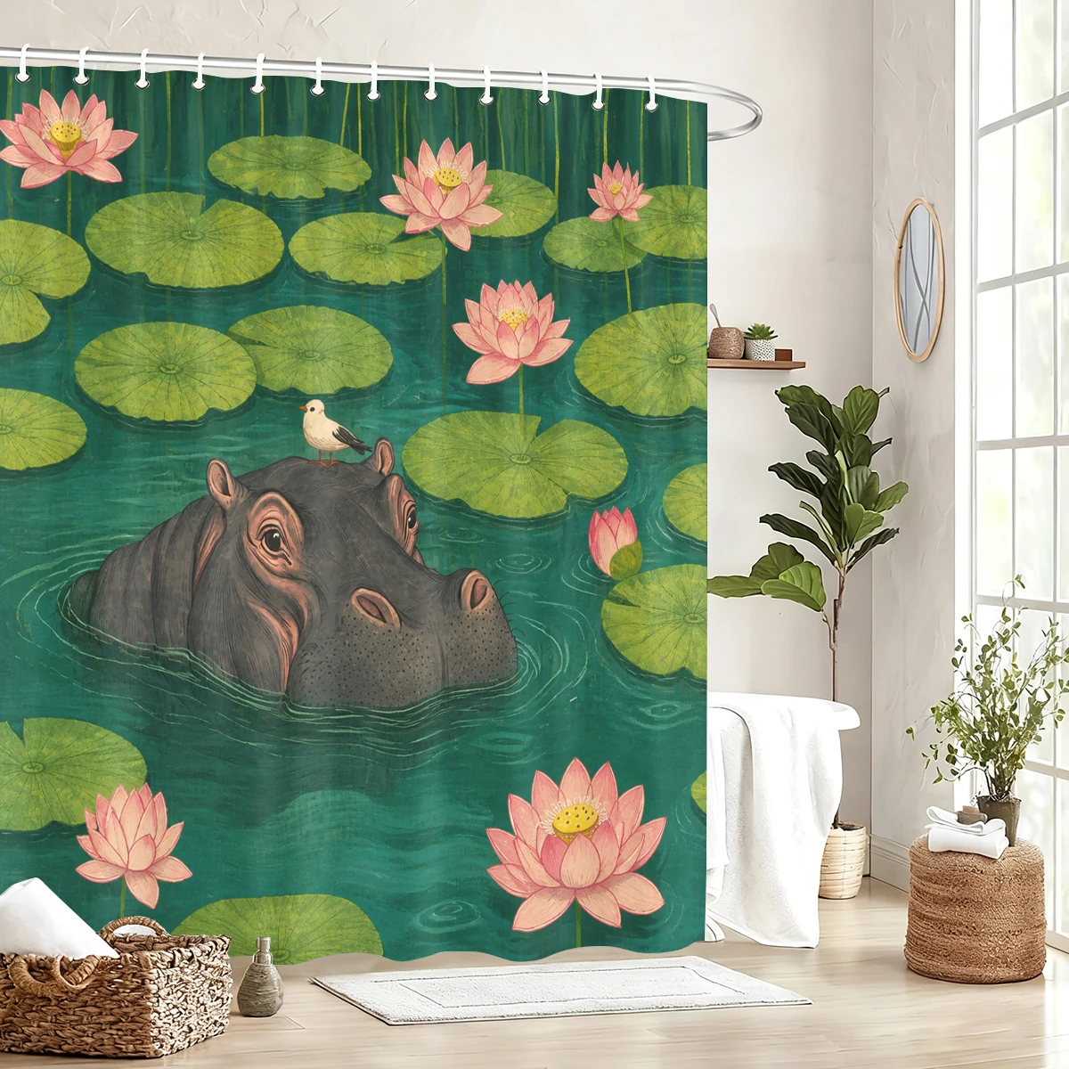 cortina-de-banheira-de-poliester-com-tema-vibrante-cortina-de-chuveiro-decorativa-com-impressao-2d-para-banheiro-decoracao-de-banheiro-inspirada-na-natureza