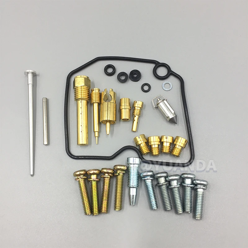 Carburetor Repair Kit Configure Vacuum Diaphragm Float Needle Gasket Part for Kawasaki Vulcan VN400 1995-2004 VN 400