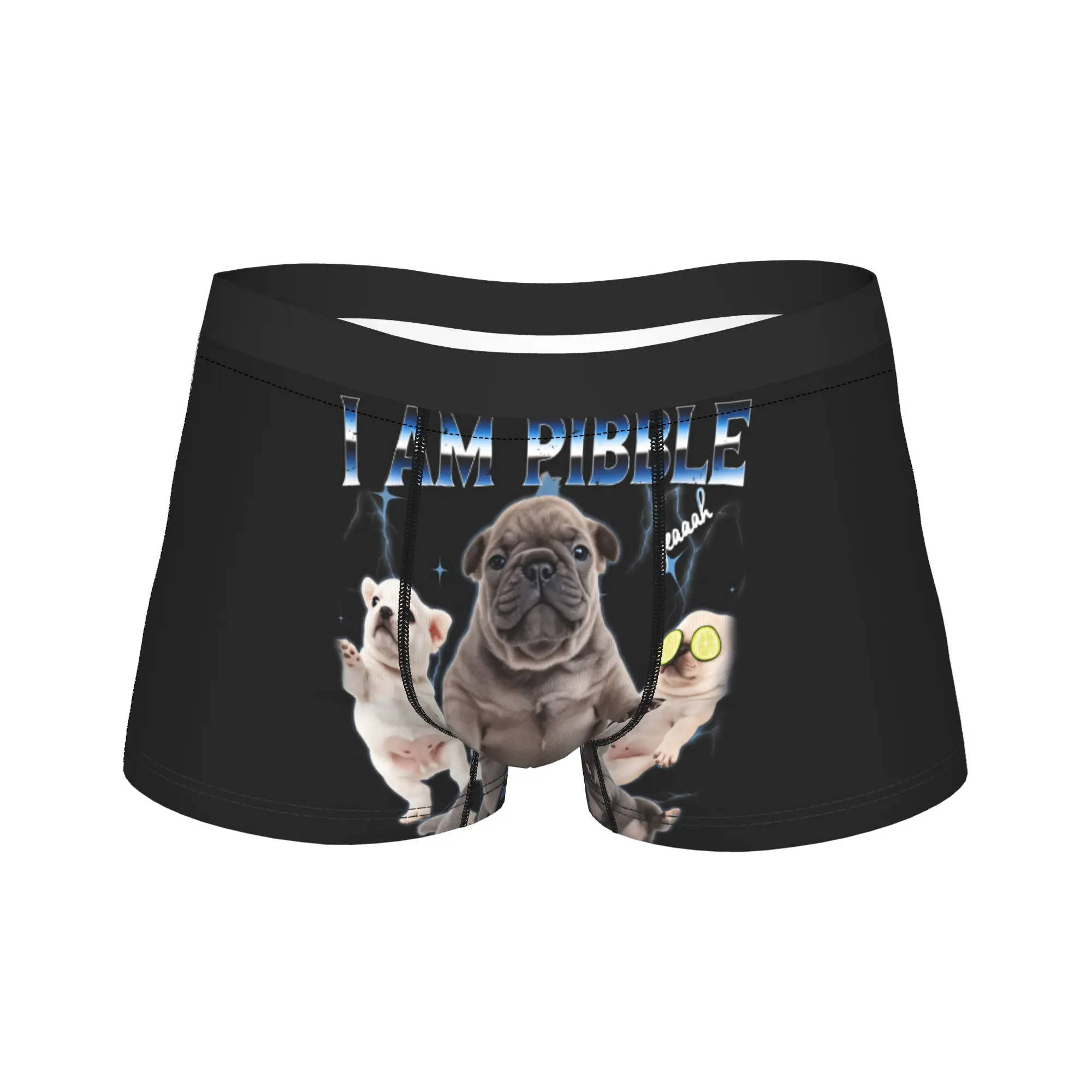 

Нижнее белье I am Pibble Dog Puppy Wash Clean My Belly, удобные трусы, шорты, трусы для мужчин, боксеры большого размера с 3D чехлом