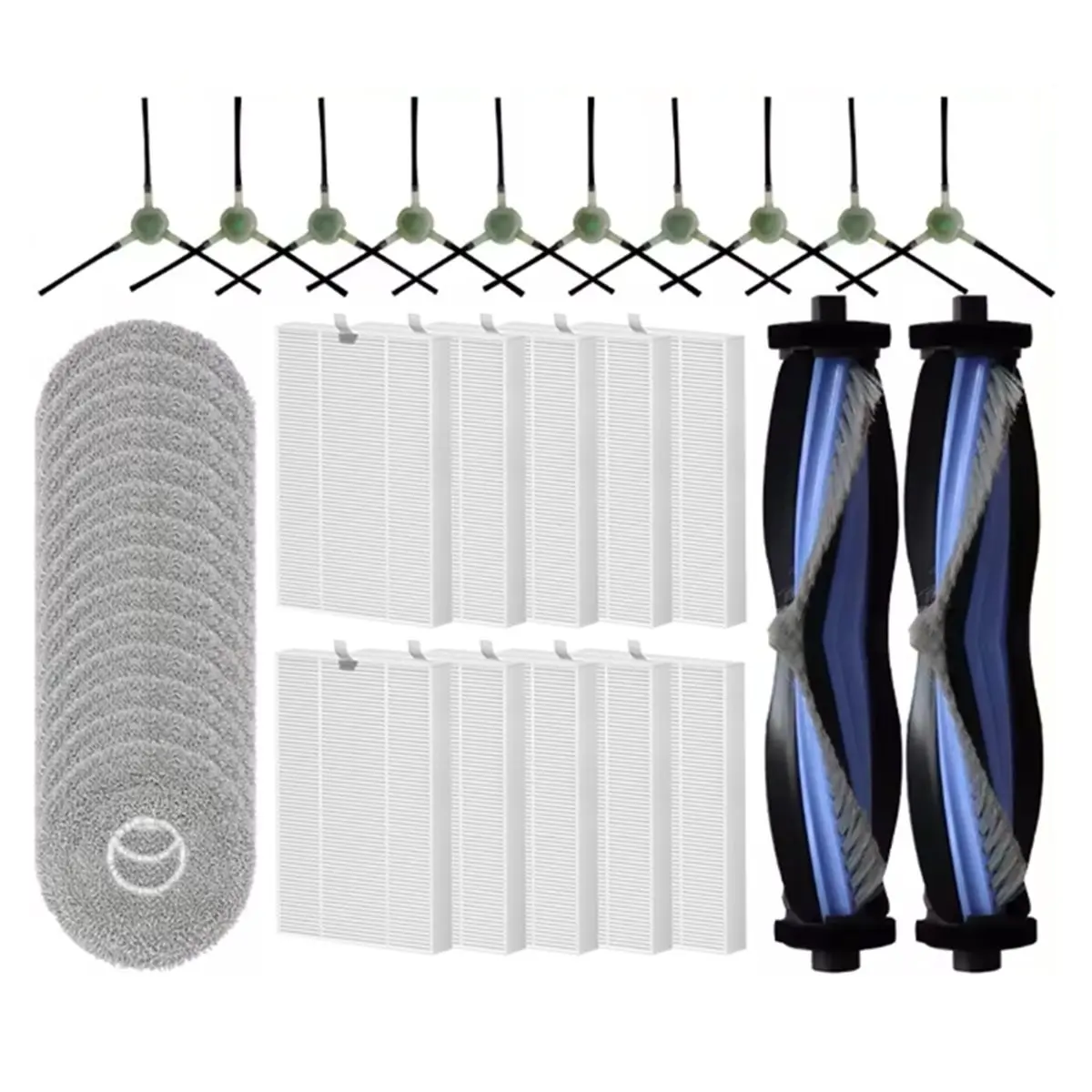 

Roller Brush Filter Side Brush Mop Cloth Replacement Parts for M3 Robot Vacuum Cleaner Accessories [mriae Parts]