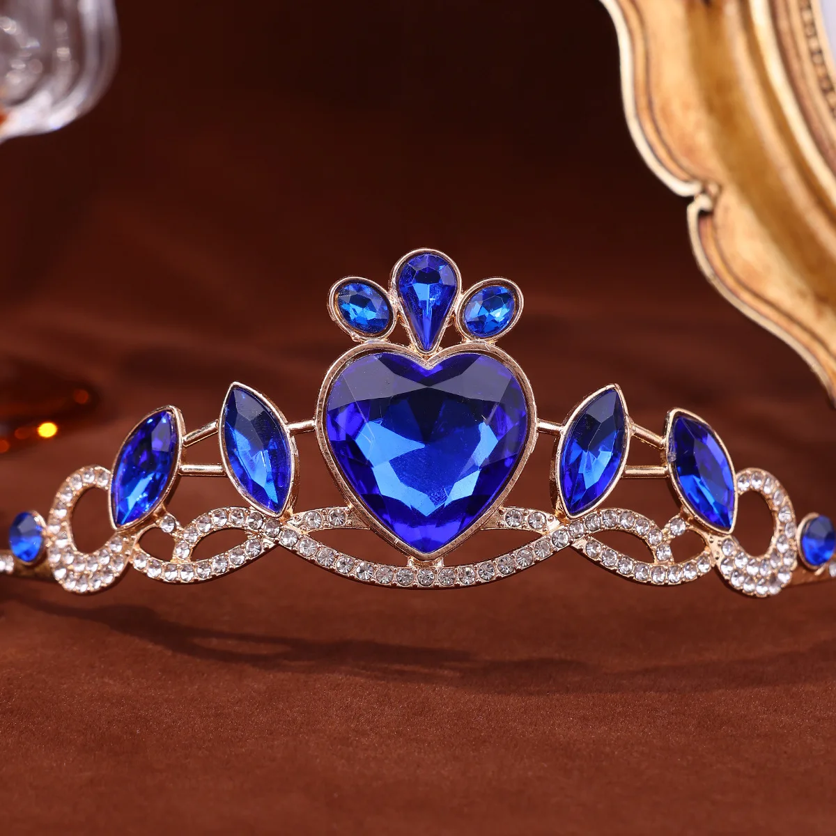 Princess Diadem Shiny Rhinestone Wedding Tiaras Crystal Headbands for Women Girls Birthday Party Hair Jewelry Bride Crowns image 5