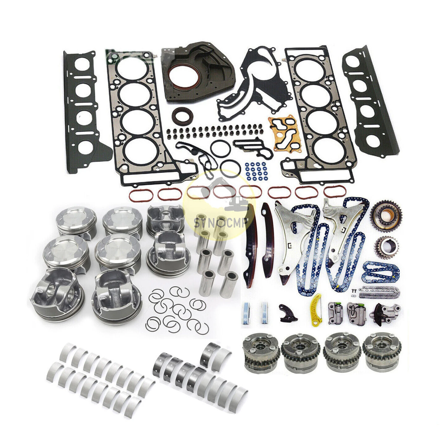 

M278 Engine Overhaul Rebuild Kit & Timing Chain Set w/ 4x VVT for Mercedes-Benz 4.6T 4.7T V8 CLS500 E550 GL450 GL500 ML500 S500