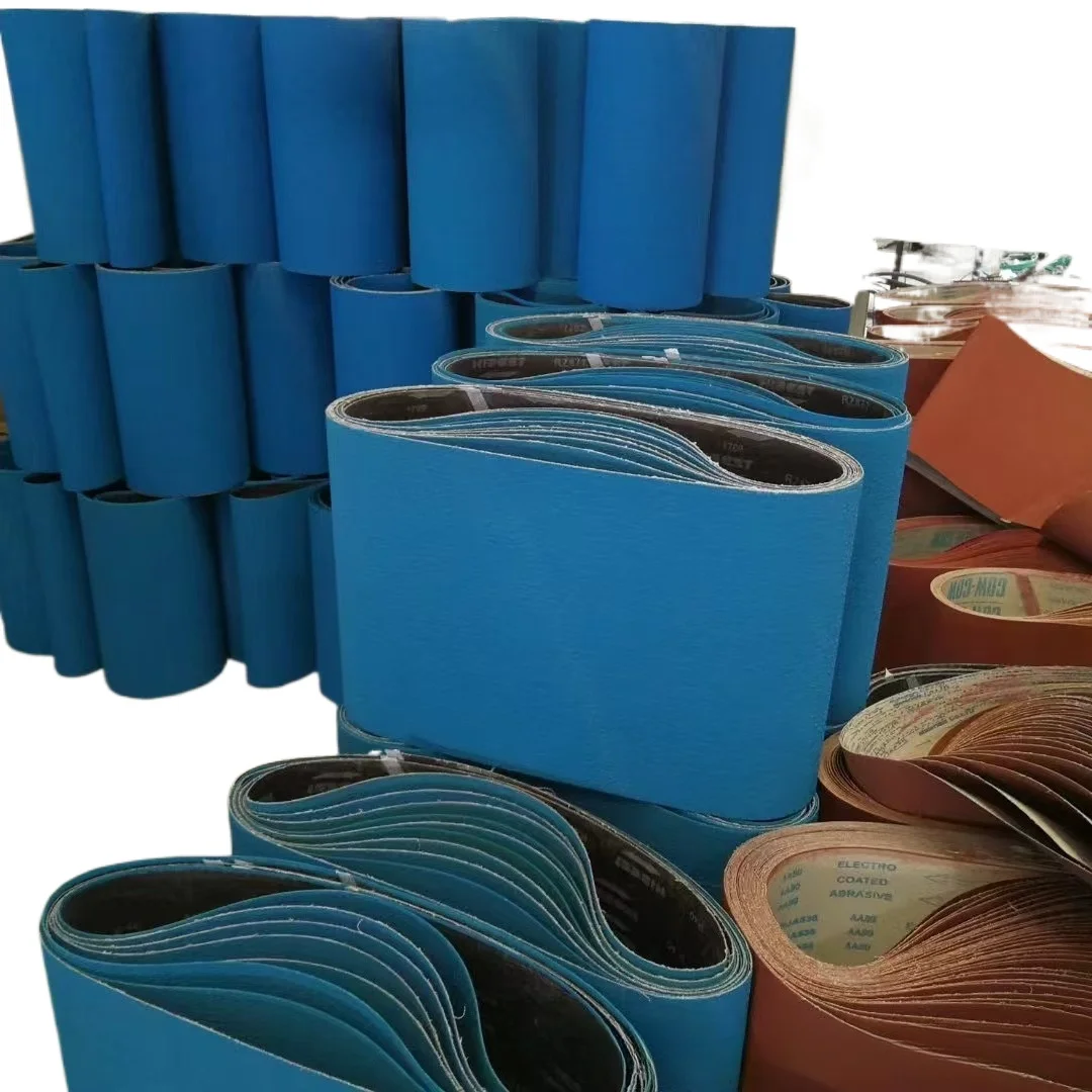 Metal Polishing Belt Small and Medium Polishing Machine Special Sand Sleeve Grinding Blue Sand Belt