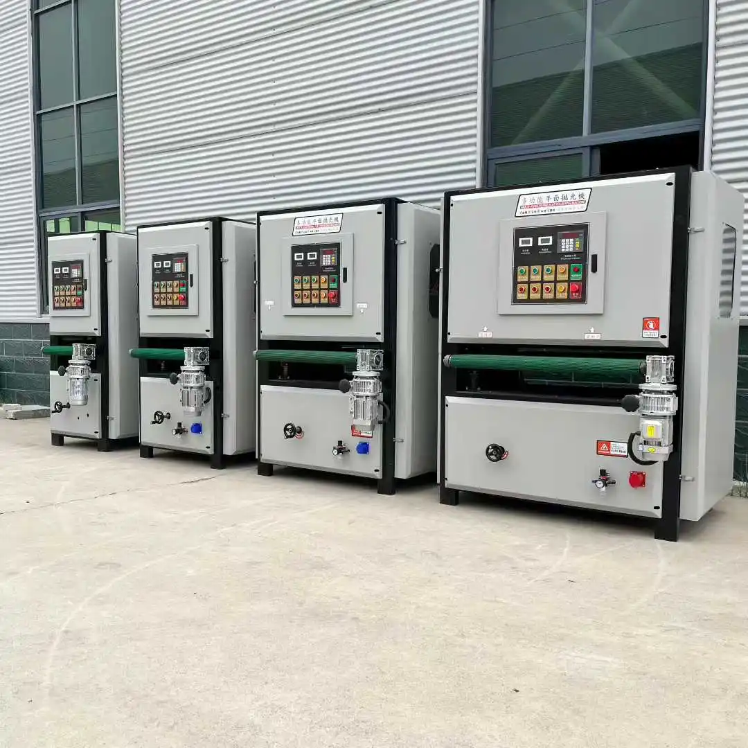 Multifunctional Metal Flat Polishing Machine for Aluminum Brass Steel Surface Grinding and Buffing