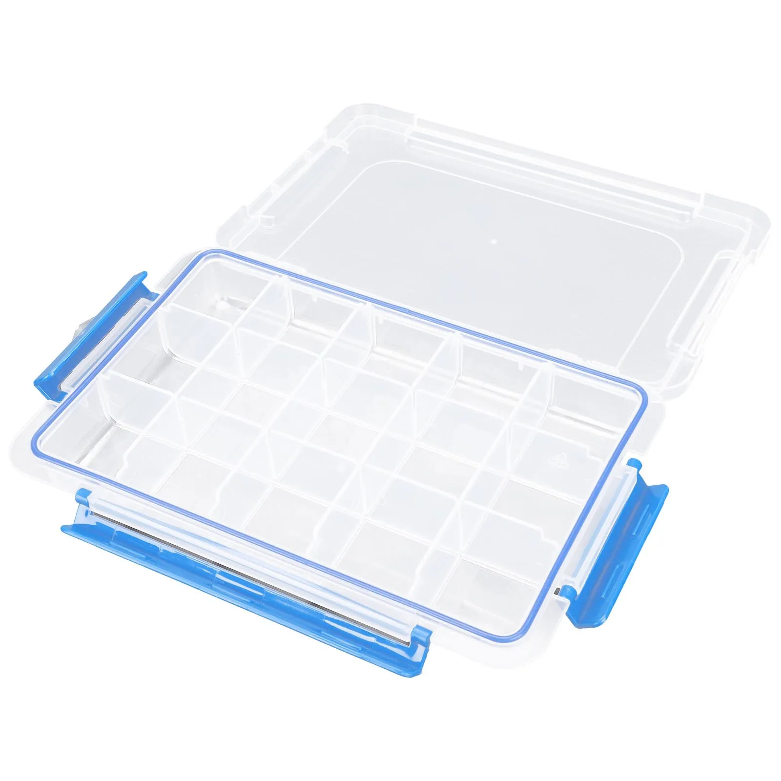 

Medicine Storage Box Plastic Portable Container Pills Organizing Planner Grid Sundries Holder Transparent Beads