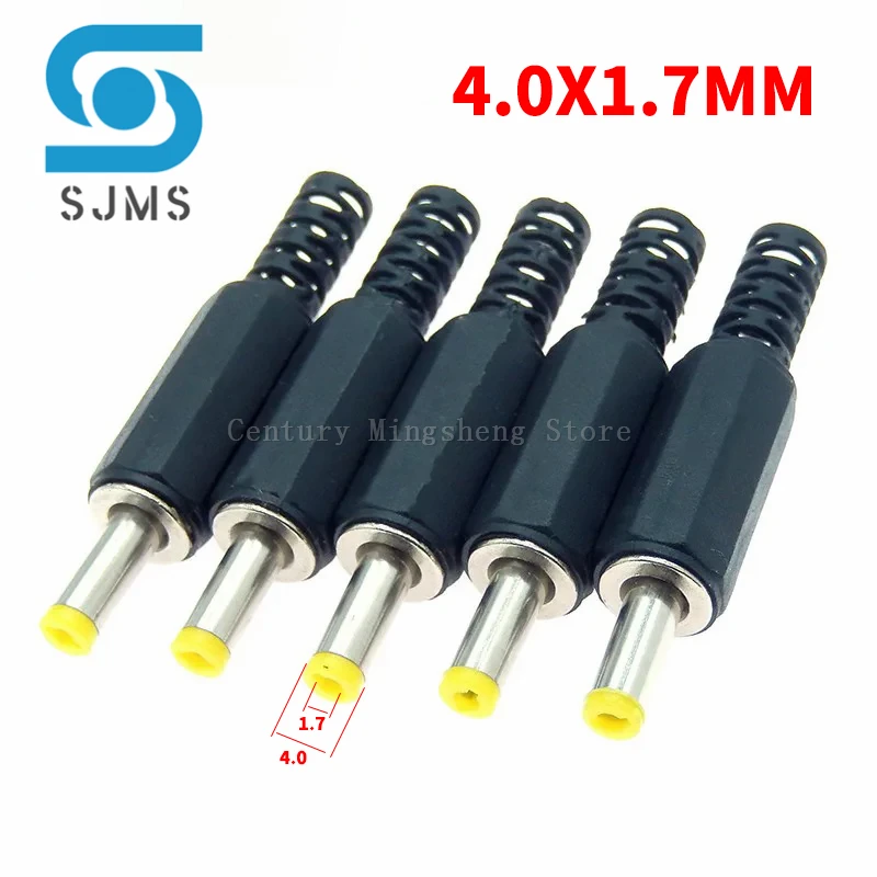 2/5/10pcs DC Power Male plug 5.5*2.1mm 5.5*2.5mm 2.5* 0.7mm 4.0*1.7mm 4.8*1.7mm Welding Line adapter connector plug 5.5 4.8 1.7