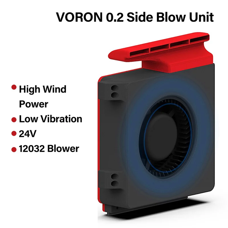 

Unit High Airflow Low Large Vibration Blower Fan 2800 RPM Side Blow Unit For VORON V0 Seriesn01r
