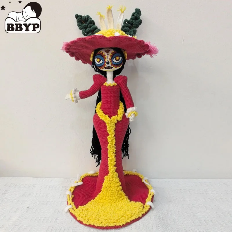 Crochet Dolls Anime Doll Catrina La Muerte The Book Of Life Birthday Gifts Home Deco Finshed Dolls