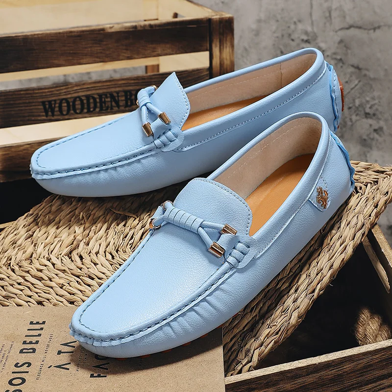 

Shoes Men Loafers Handmade PU Leather Loafer for Men Casual Driving Flats Shoes Comfortable Slip on Moccasins Size 48 Mens Shoes