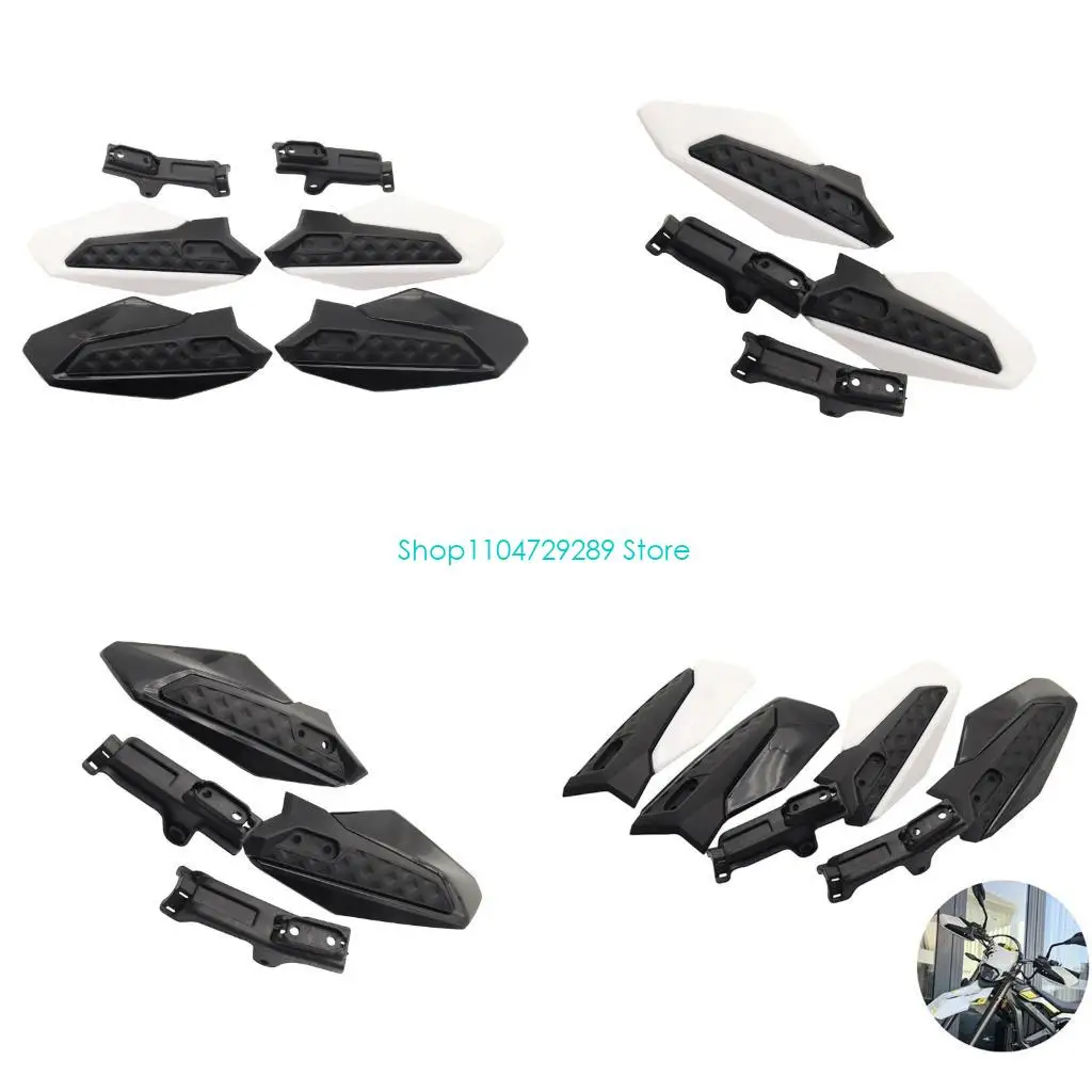 D8KE Handlebar Hand Guard Protector for Motorcycle Hand Coverage in Outdoor Rides