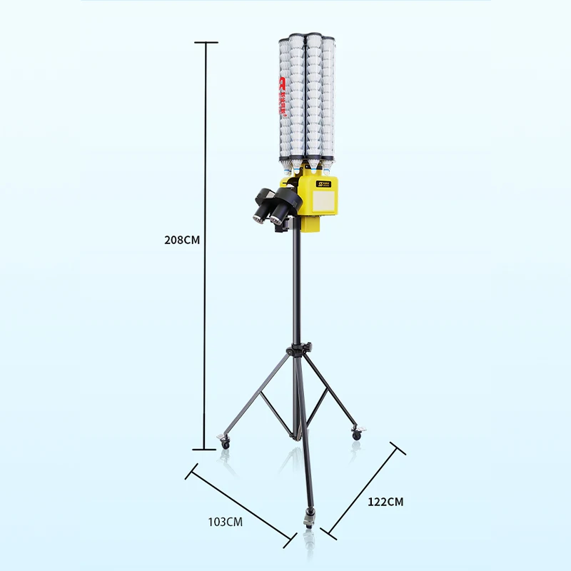 

SIBOASI 200 Balls Loaded Smart Remote Control Badminton Trainer Feeding Shooting Machine B3
