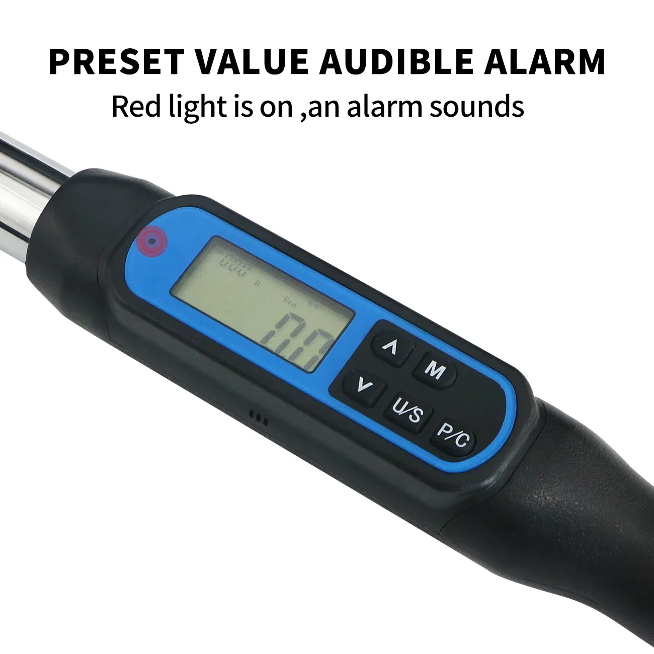 Shahe 3/4''Digital Torque Wrench Electronic Set with Buzzer & LED Adjustable Electronic Torque Wrenches Car Repairing Tool