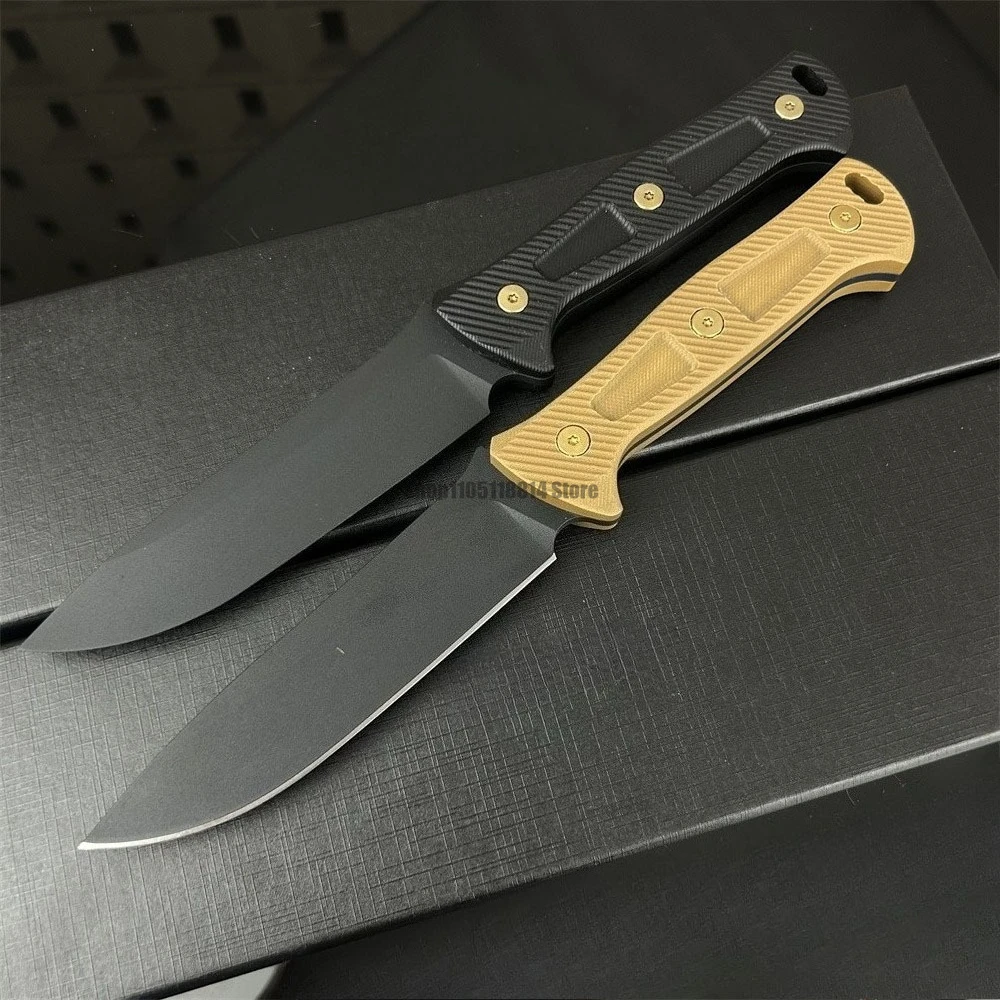 

Нож с фиксированным лезвием, уличный прямой нож, черный, пустынный, два цвета, приключенческая рыбалка, высококачественный портативный универсальный нож EDC
