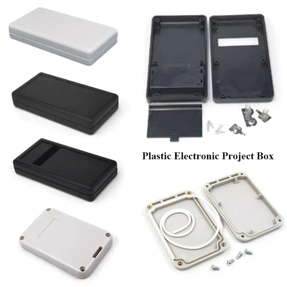 4 sizes DIY ABS Plastic Instrument Case Waterproof Cover Project Enclosure Boxes Electronic Project Box For housing