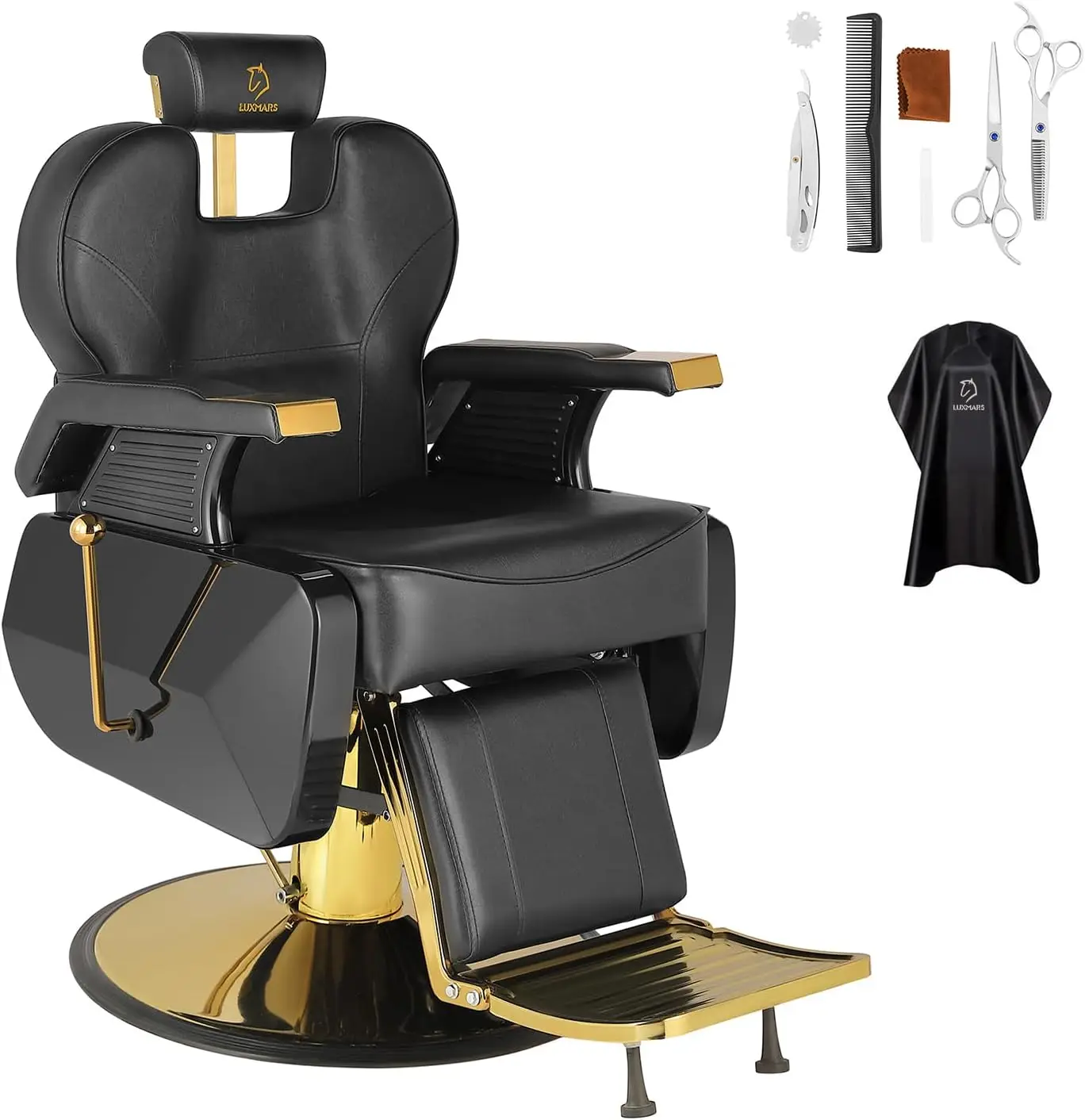 Salon Chair Barber Chair Hydraulic Recline Barber Chairs Hair Chair for Barbershop Hair Salon Equipment Styling