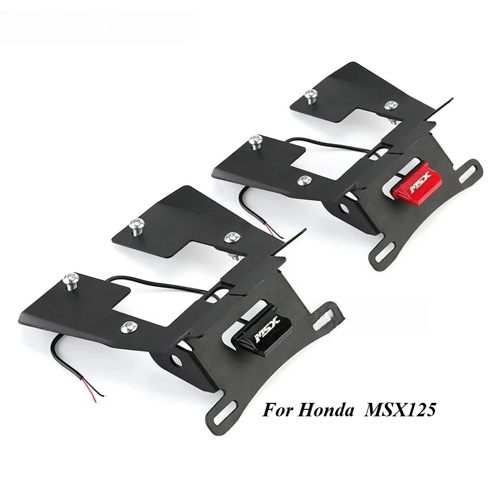 

For HONDA MSX 125 SF/Grom 2016-2020 17 19 MSX125 License Plate Holder LED Light Motorcycle Accessories Rear Fender Eliminator
