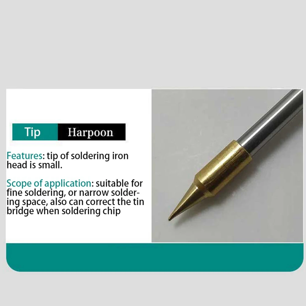 ABBN-2X 50W Xpro 510 インターフェースはんだごてチップワイヤレス充電はんだごてチップはんだリワークアクセサリー、尖った