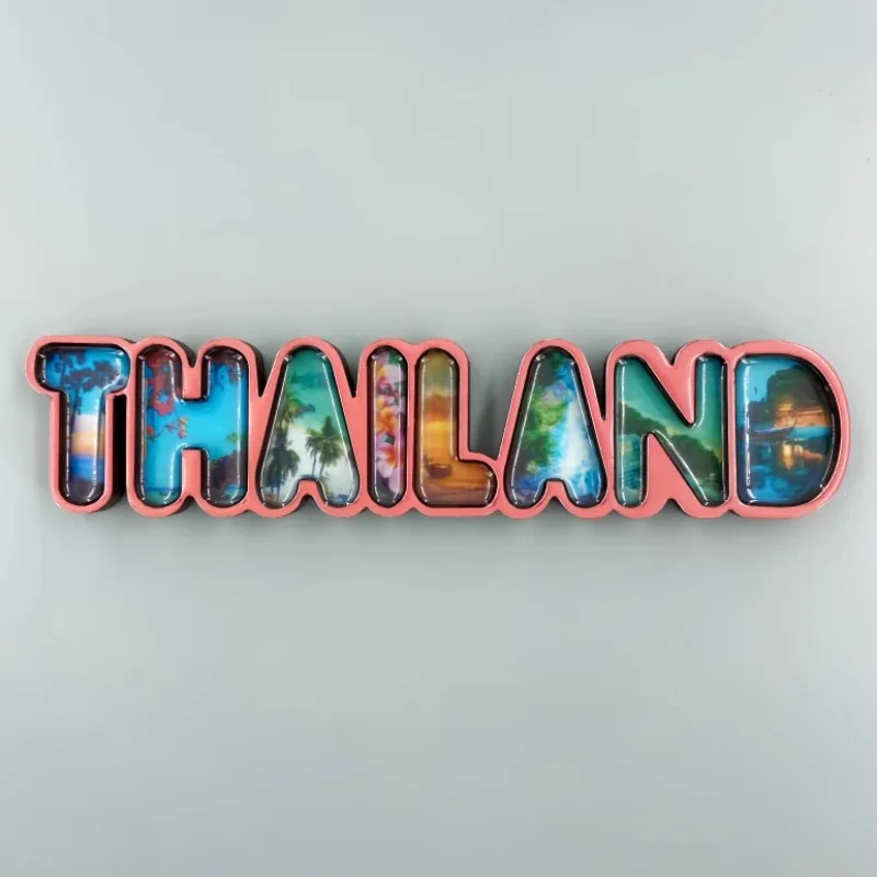 Thailand Refrigerator Stickers Phuket Travelling Souvenirs Bangkok Krabi Fridge Magnets Home Decoration Wedding Gifts