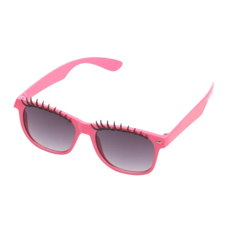 Pink Eyelashes Eyeglasses Fancy Fake Eyelashes Glasses Funny Sunglasses Eyewear Gifts Party Decorations Supplies Gift