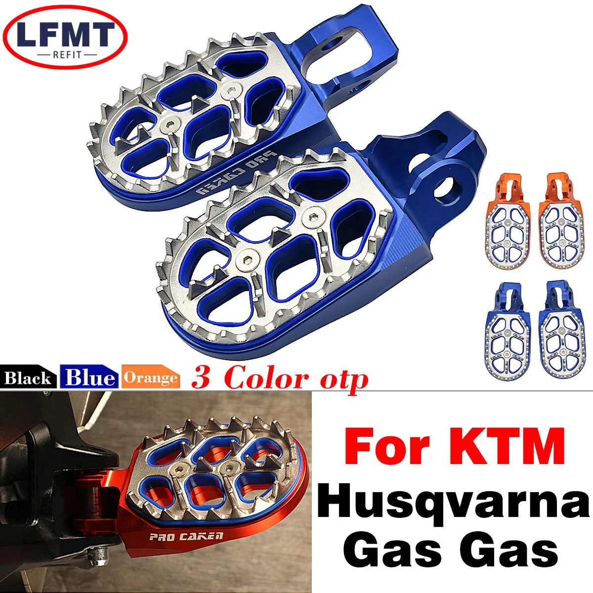 

Motocross CNC Aluminium Foot Rest Pegs Footrest Footpeg For KTM SX SXF XCF XC EXC EXCF 125 150 200 250 300 350 450 500 2016-2023