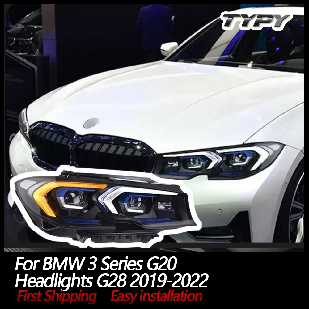 

TYPY Car Lights For BMW 3 Series G20 Headlights G28 2019-2022 LED Projetor head Lamp Daytime Running Light Auto Accessories
