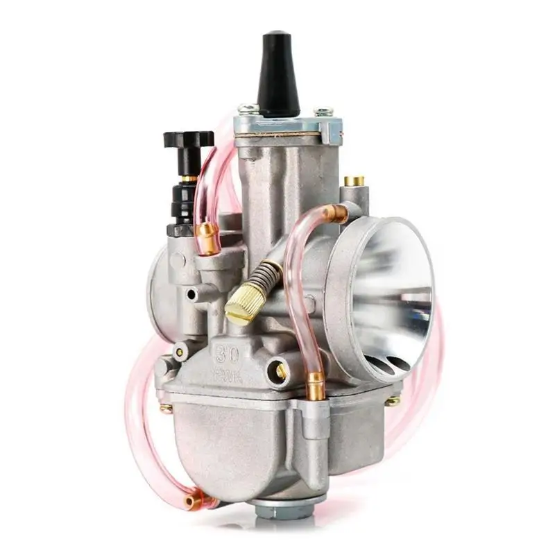 31BC Universal Motorcycle Carburetor with Rubber Adapter Motorcycle Metal Rubber Carburetor 21-34mm Enhanced Economy