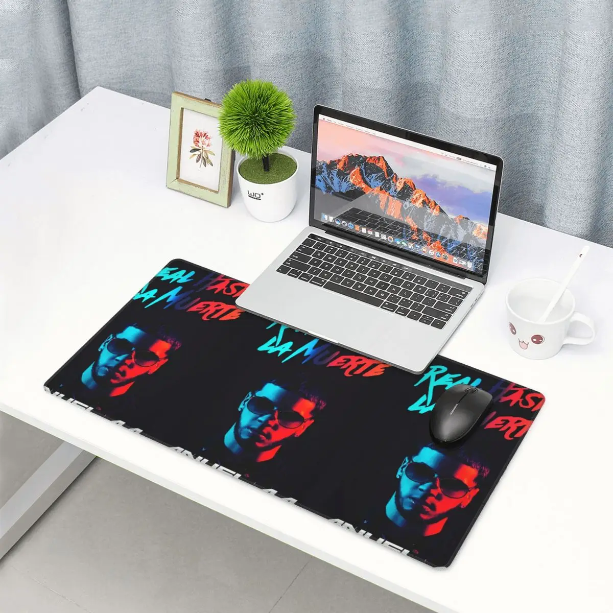 

Large Mouse Pad Fashion Hot Rapper Anuel AA Gamer PC Laptop Mats Keyboard Carpet Computer Gaming Office Accessories Desk Mat