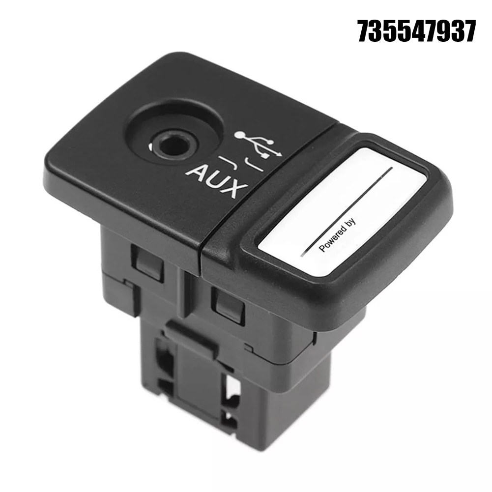 USB Media Player AUX Charging Port Module Socket 735547937 For Fiat 500 500C For Panda For Abarth Car Accessories