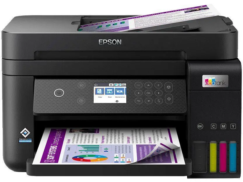 Epson Ecotank L6270 Multifunctional Printer Color Ink Tank USB Wi-Fi ADF - Bivolt