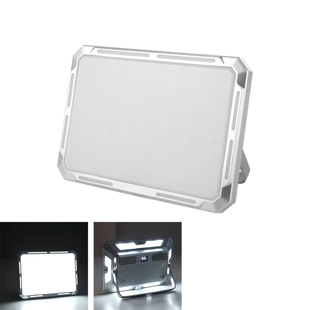 High Power LED Camping Light IP44 Waterproof Long Battery Life Rechargeable Searchlight High Lumen Digital Display