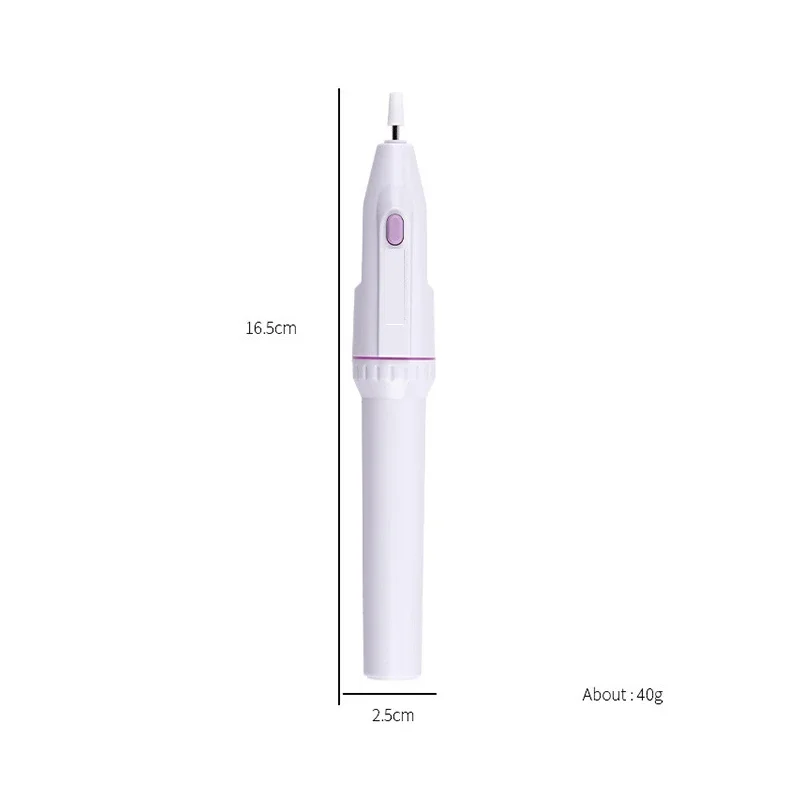 مجموعة مثقاب أظافر كهربائية احترافية مع مجموعة 5 قطع من أدوات قلم مانيكير لصالونات تلميع العناية بالقدم #4