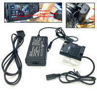 Live Stream DR-E6 DC Coupler Dummy Battery + Power Adapter as AC-E6N for Canon EOS R5 R6 II R7 90D LP-E6 LP-E6P LP-E6NH Adaptor