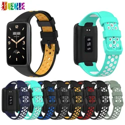 Correa de silicona transpirable para reloj inteligente Xiaomi Mi Band 7 Pro, pulsera deportiva de repuesto, accesorios