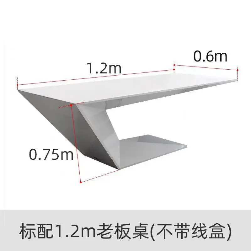 Painting creative desk light table designer desk table household simple modern boss table and chairs