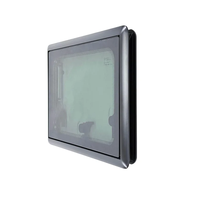 Top Hinge Tempered Glass Campervan RV Window Acrylic Van Windows with Integrated Black Out Blind and Fly Net