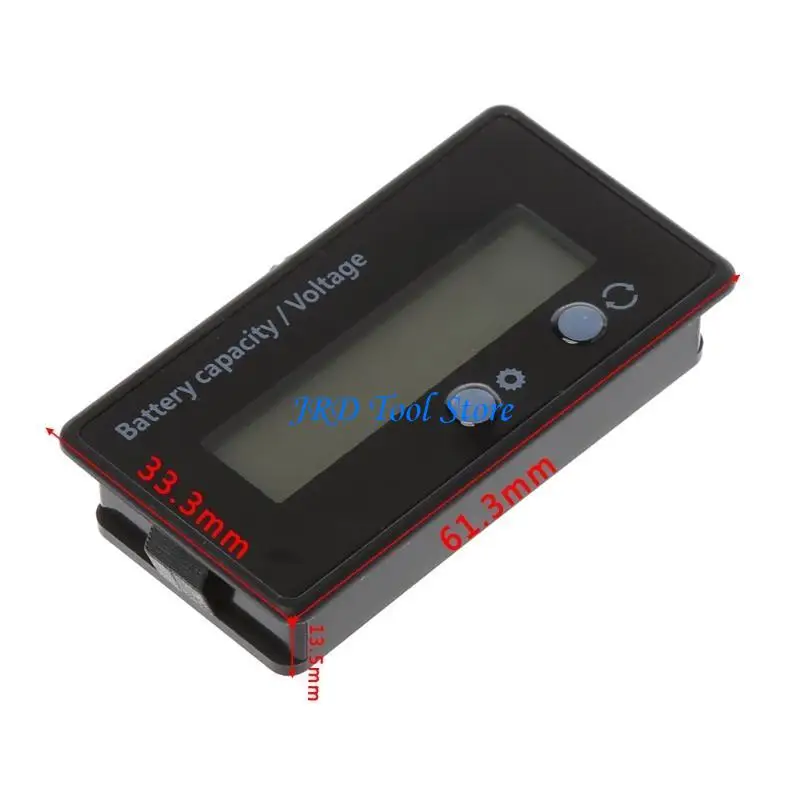 A2UD 8V-70V LED Display Voltmeter Mini Meter Battery Power Percentage Tester