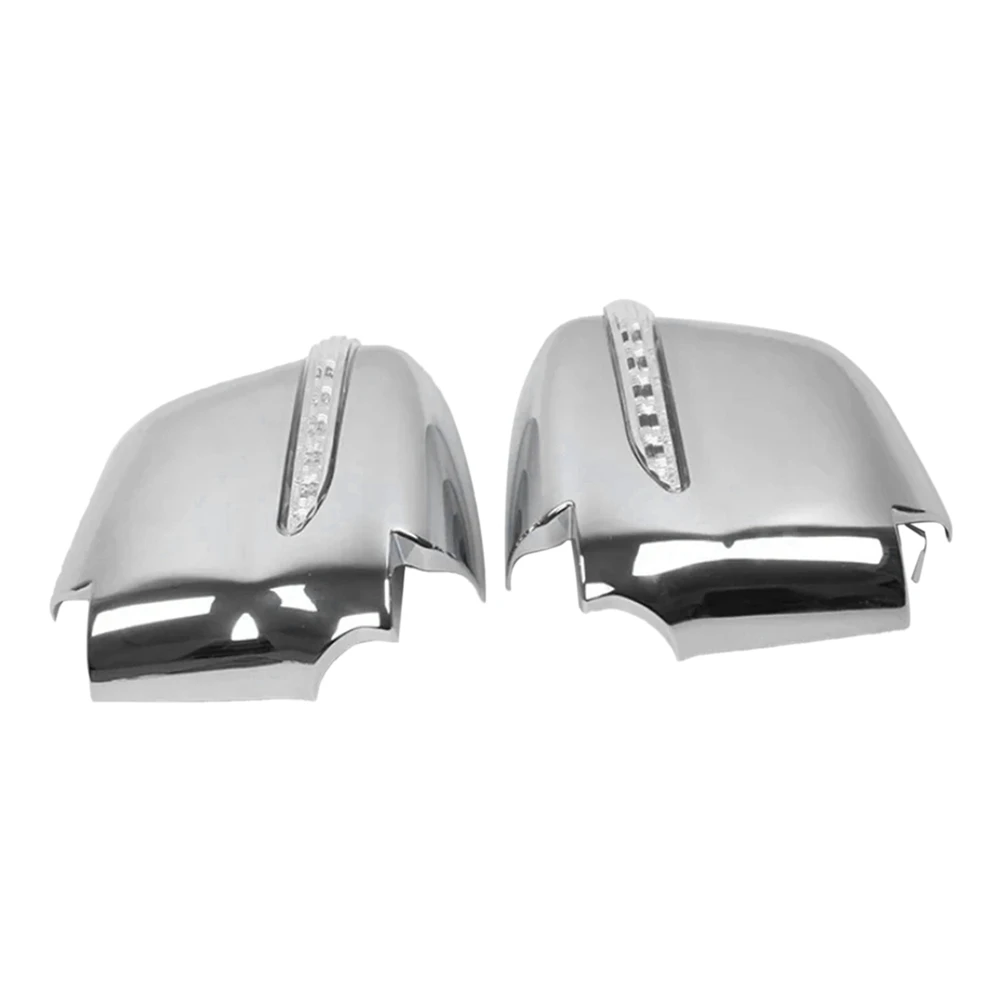 

For Hyundai Refine STAREX 2004 ABS Chrome-Plated LED Rearview Mirror Cover with Turn Signal Reversing Mirror Cover—L48A