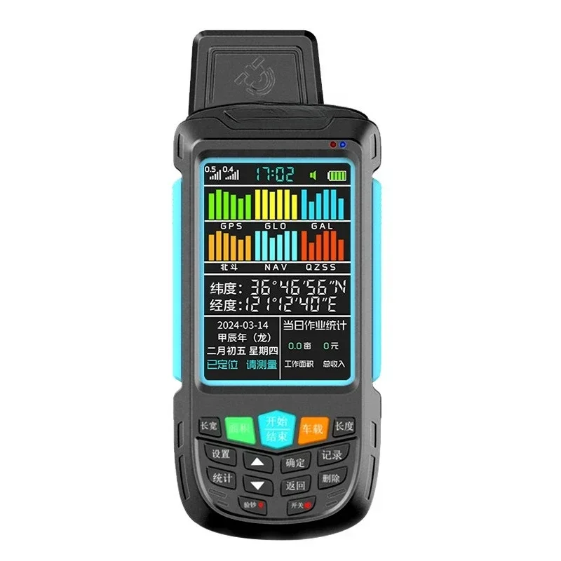 Land area mu meter High-precision handheld Beidou harvester Vehicle-mounted measurement mu meter