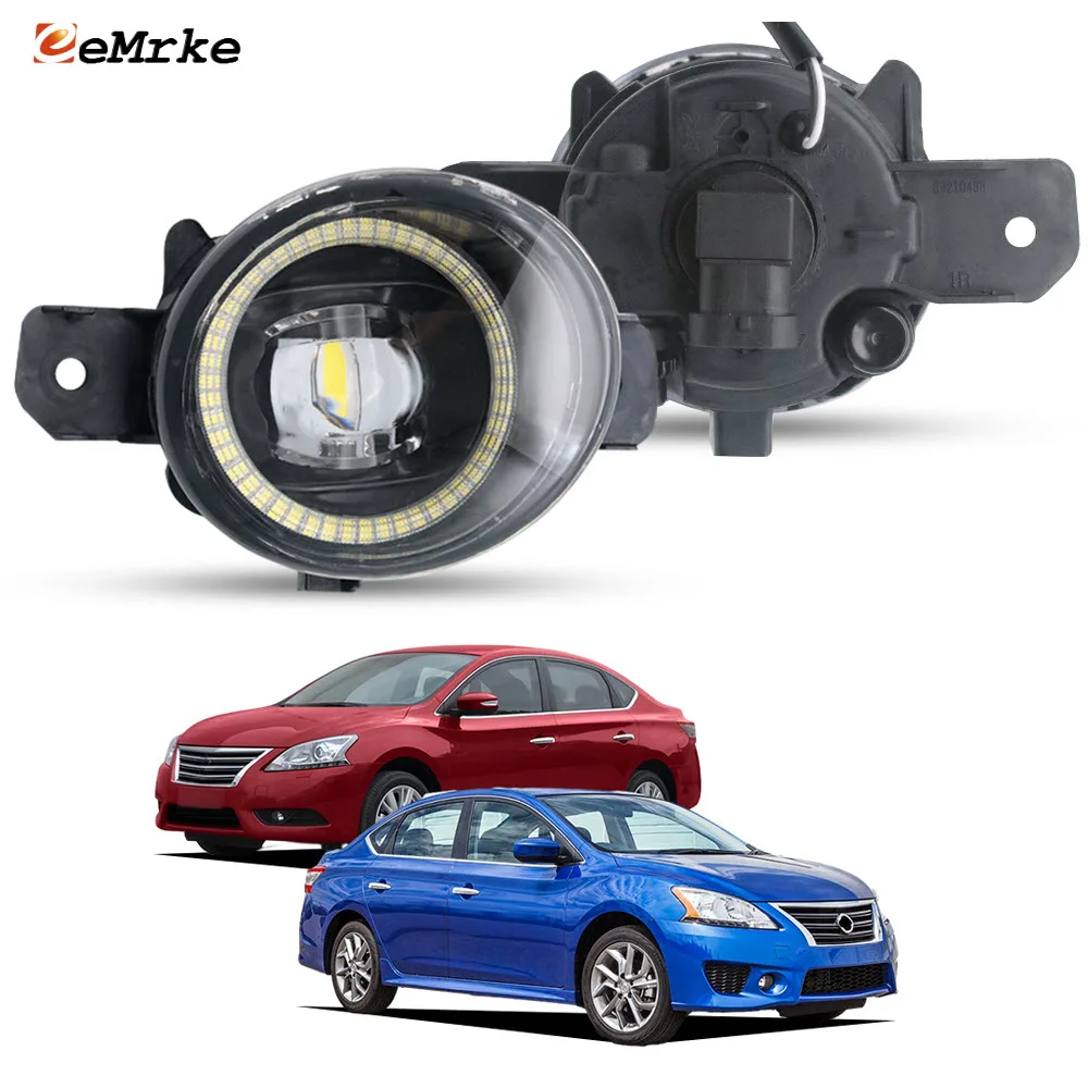 

Светодиодные противотуманные фары Angel Eye DRL 30W, модернизированные автомобильные аксессуары для Nissan Sentra / Pulsar SSS Sedan 2013-2017