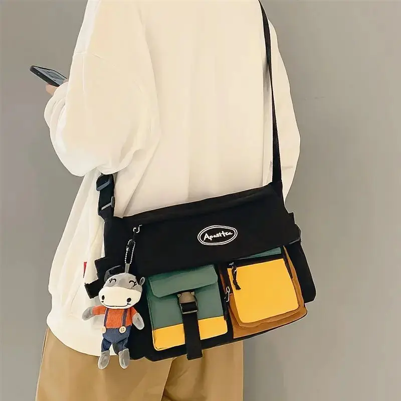 fashionable-waterproof-nylon-crossbody-bag-for-women-stylish-shoulder-bag-with-velboa-material-trendy-and-practical