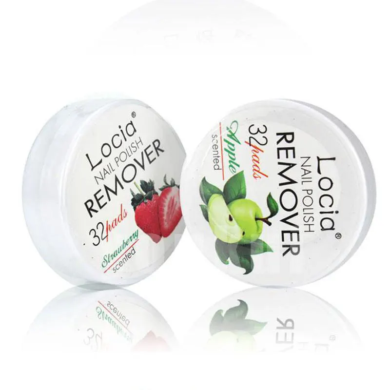 6 ألوان مناديل مزيل طلاء الأظافر BK Lucia للاستعمال مرة واحدة - وسادات تنظيف الأظافر المرطبة المعطرة بالفواكه