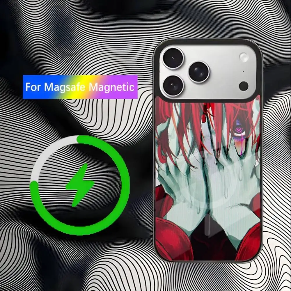 Funda de teléfono Homicipher Scarletella para iPhone 17,16,15,14,13,12,11,Pro,Max,Plus,Mini,SE4,E carga inalámbrica Magsafe magnética