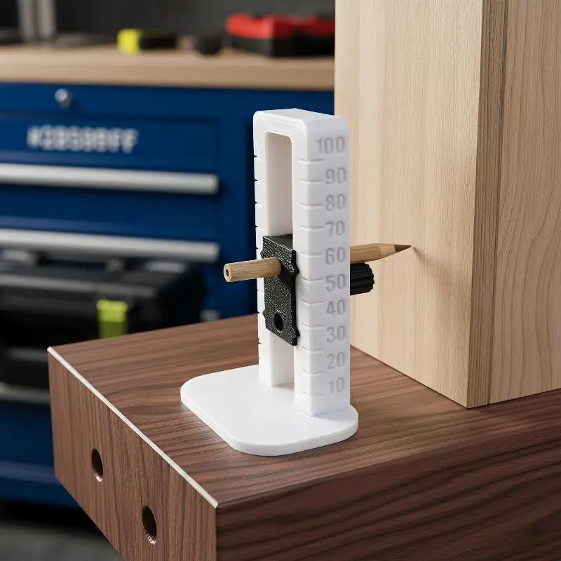 Woodworking Height Marking Gauge 10-100mm Adjustable Precision Scriber Parallel Line Marker DIY Measuring Tool
