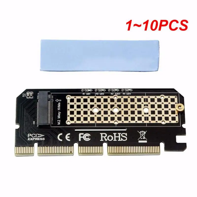 

Адаптер M.2 NVMe SSD на PCIE 3,0 X16, 1 ~ 10 шт., интерфейс М-ключа, поддержка карт PCI Express 3,0x4 2230-2280, размер m.2, полная скорость