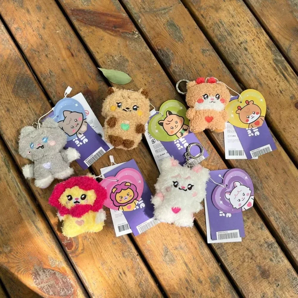 Kpop 10cm Gidle Stuffed Doll MIYEON MINNIE Soyeon Yuqi SHUHUA Plush Keychain Keyring Backpack Accessories Fans Gift for Girls