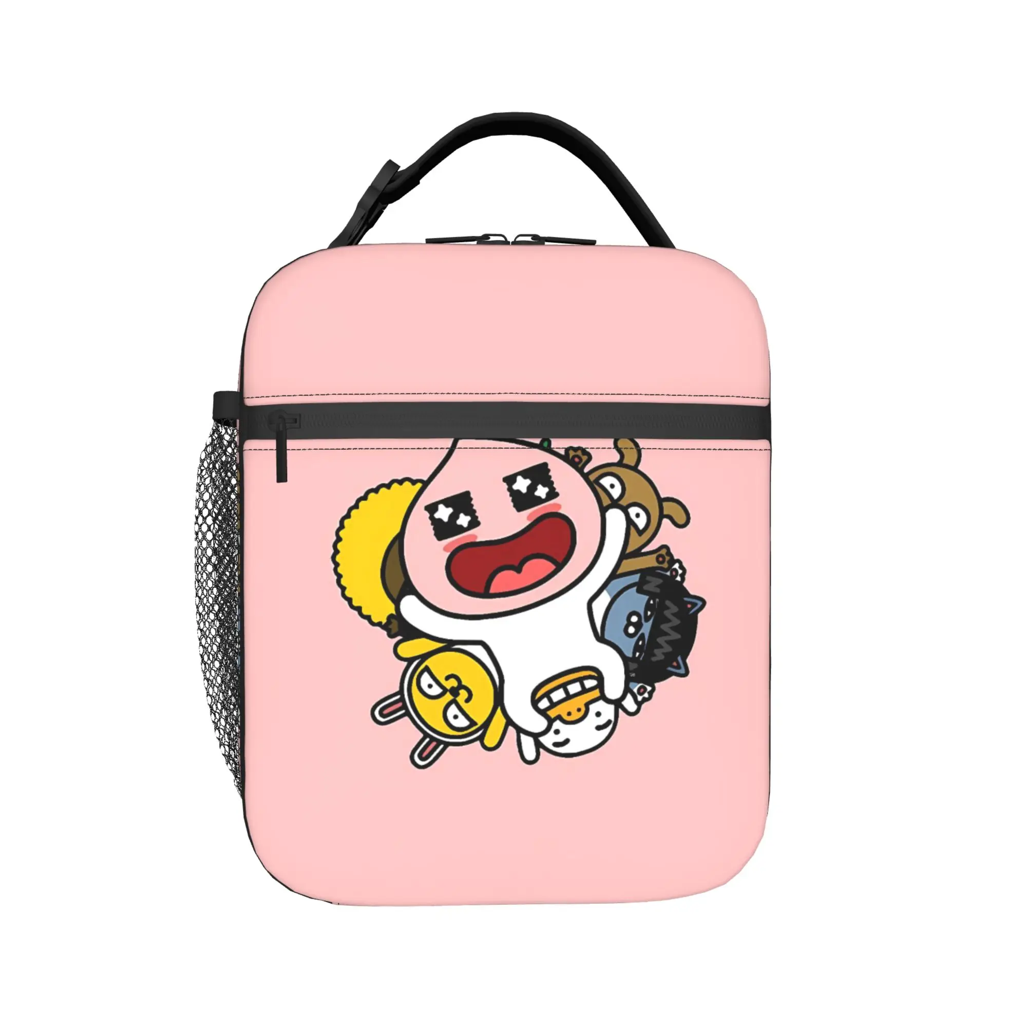 K-Kakaos F-Friends Lunch Bag Casual Travel Lunch Box Print Portable Insulated Cooler Bag