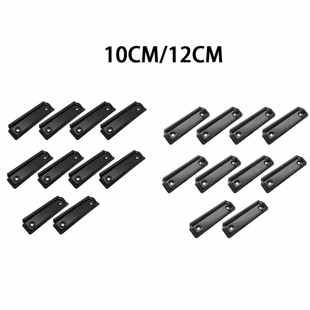 10/12cm 10PCS Portable School Office Drawing Writing Spring Metal Board Clips Folder Office Supplies Binder Drawing Board Clip