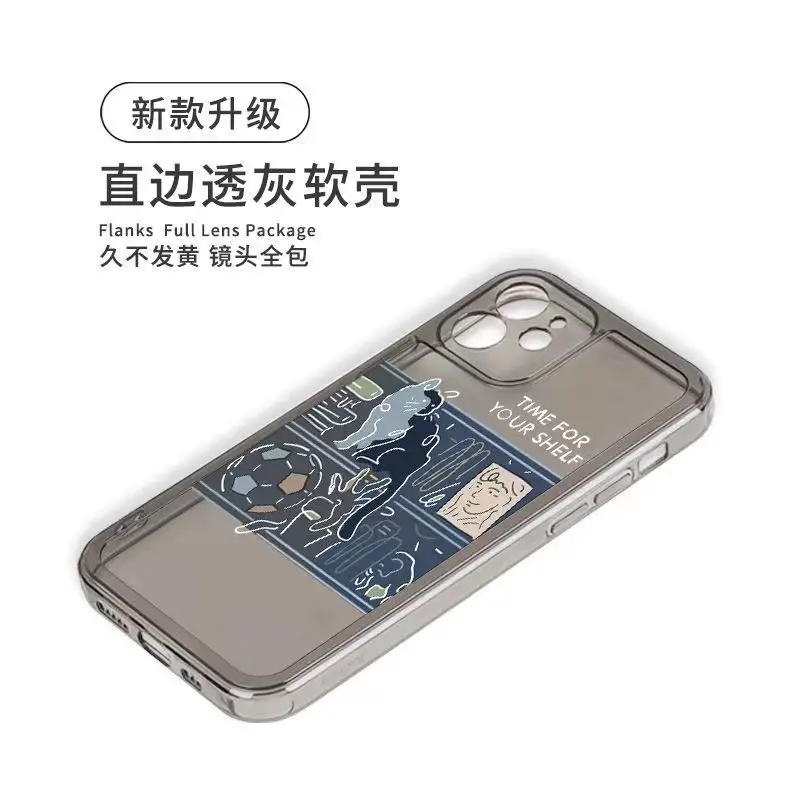 Transparent Grey Silicon Case For Huawei P40 P30 Nova 8 6 5G 5 Mate 40 30 20 Honor 50 SE 30 20 X10 V40 Pro Phone Cover Case